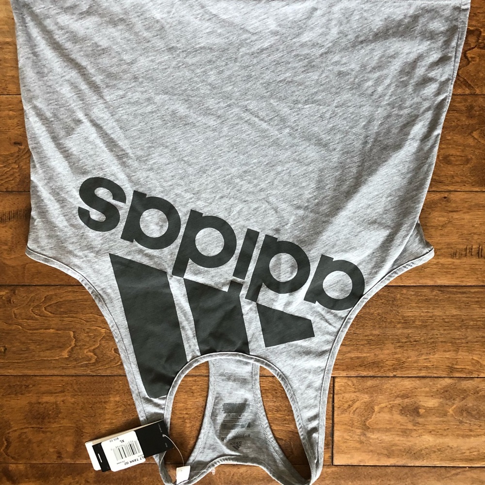 Adidas tank Size XL Gray